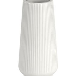 White Ceramic Vase For DIY, Crafting, Decor, Handmade, Handicraft, Project