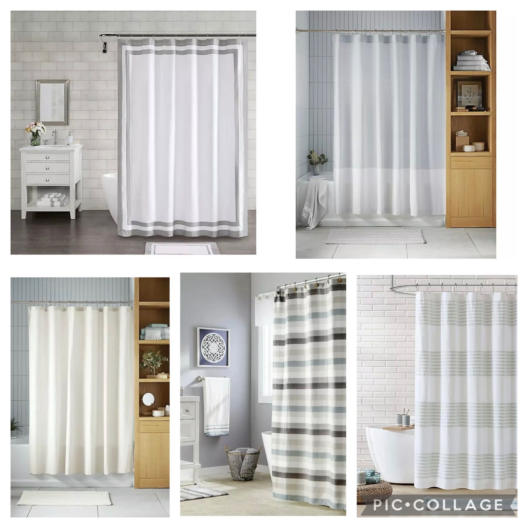 Any Shower Curtain $15