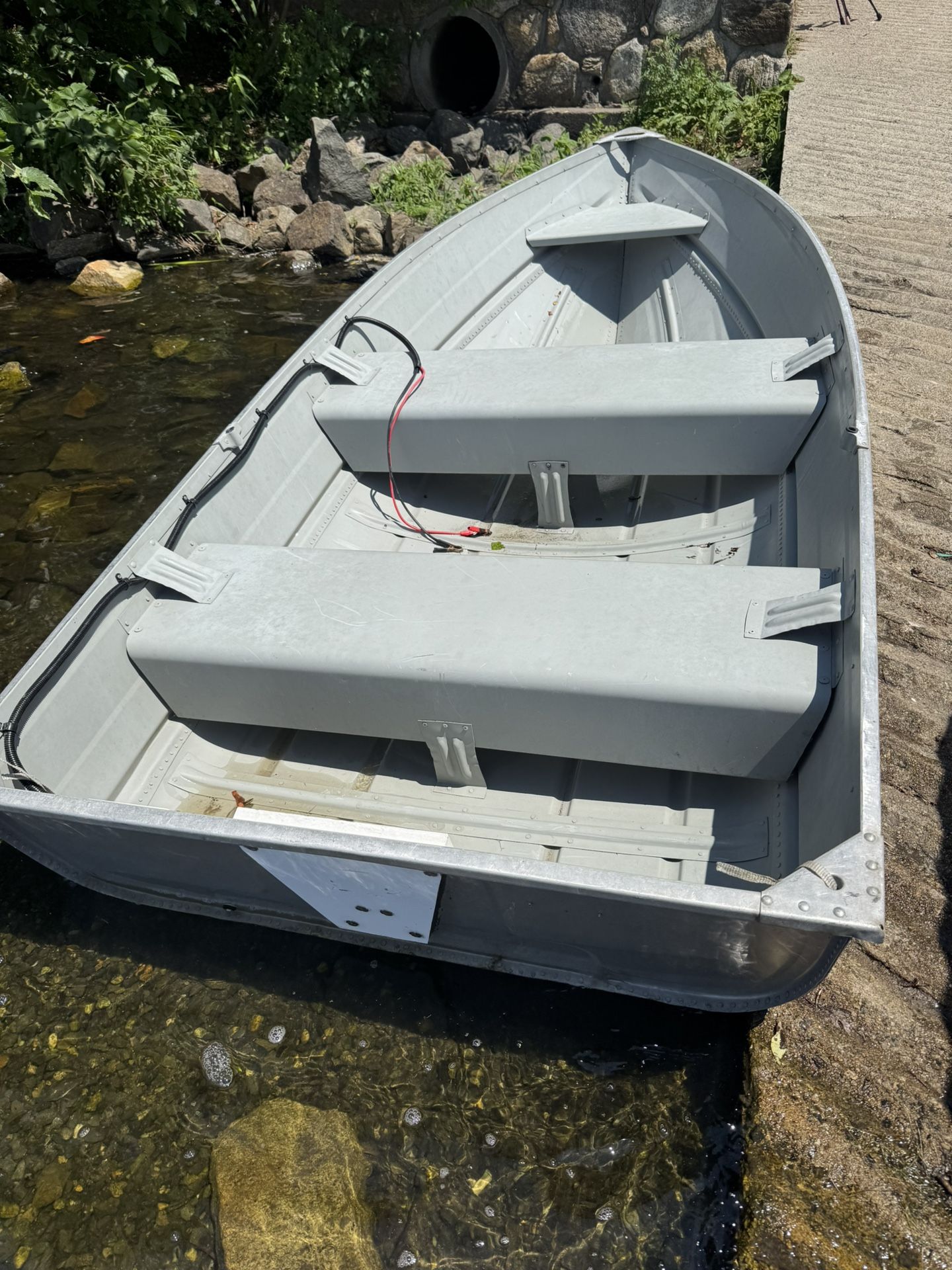 10 Ft Boat With Electric Motor And Gas Motor