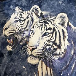 vintage white tiger graphic shirt 