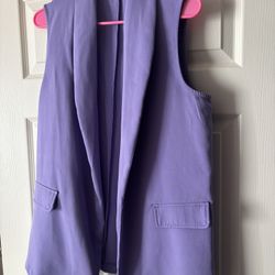 Purple Vest Size M