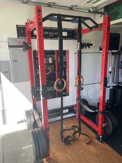 Rogue Fitness Garage Setup