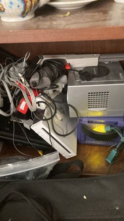 Video Game System And Game Lot “not$1”