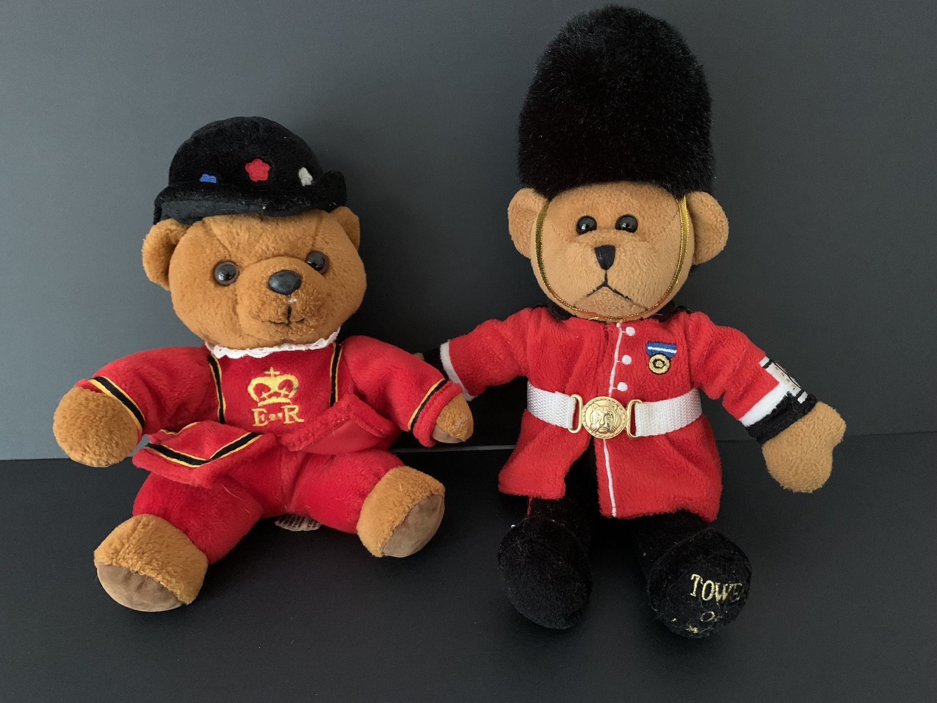 Tower of London & Beefeater Palace Historical Guard Bears Vintage Plush