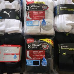 Crew Mens Socks Size 6-12