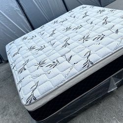 🟪queen Size Mattress Pillow Top 12" Thick