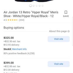 Jordan 13s Hyper Royal