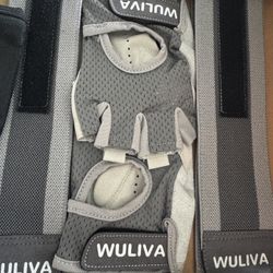 Medium Wuliva Weight Lifting Gloves - Gray