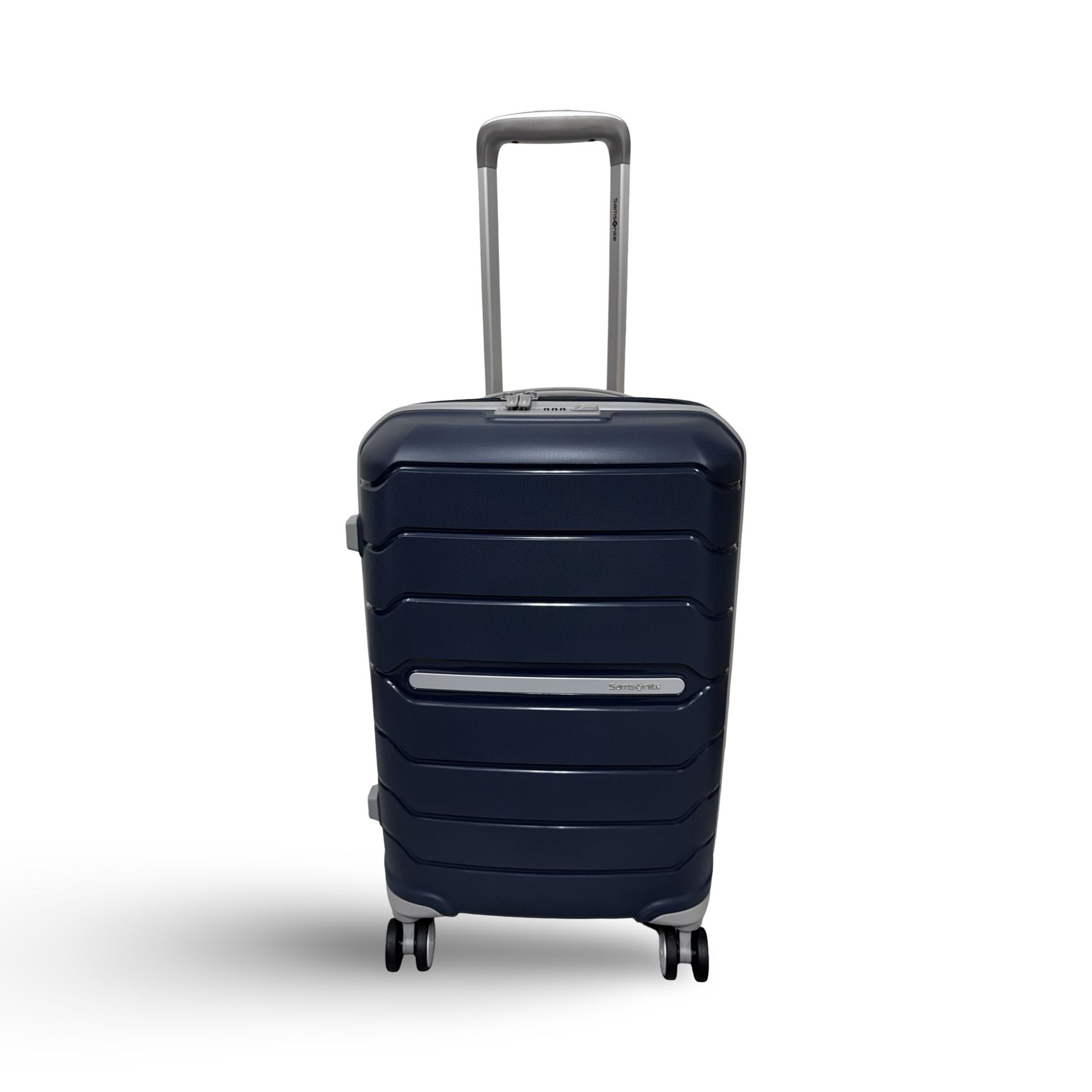 Samsonite Freeform 21" Carry-On Expandable Hardside Spinner Suitcase - Navy