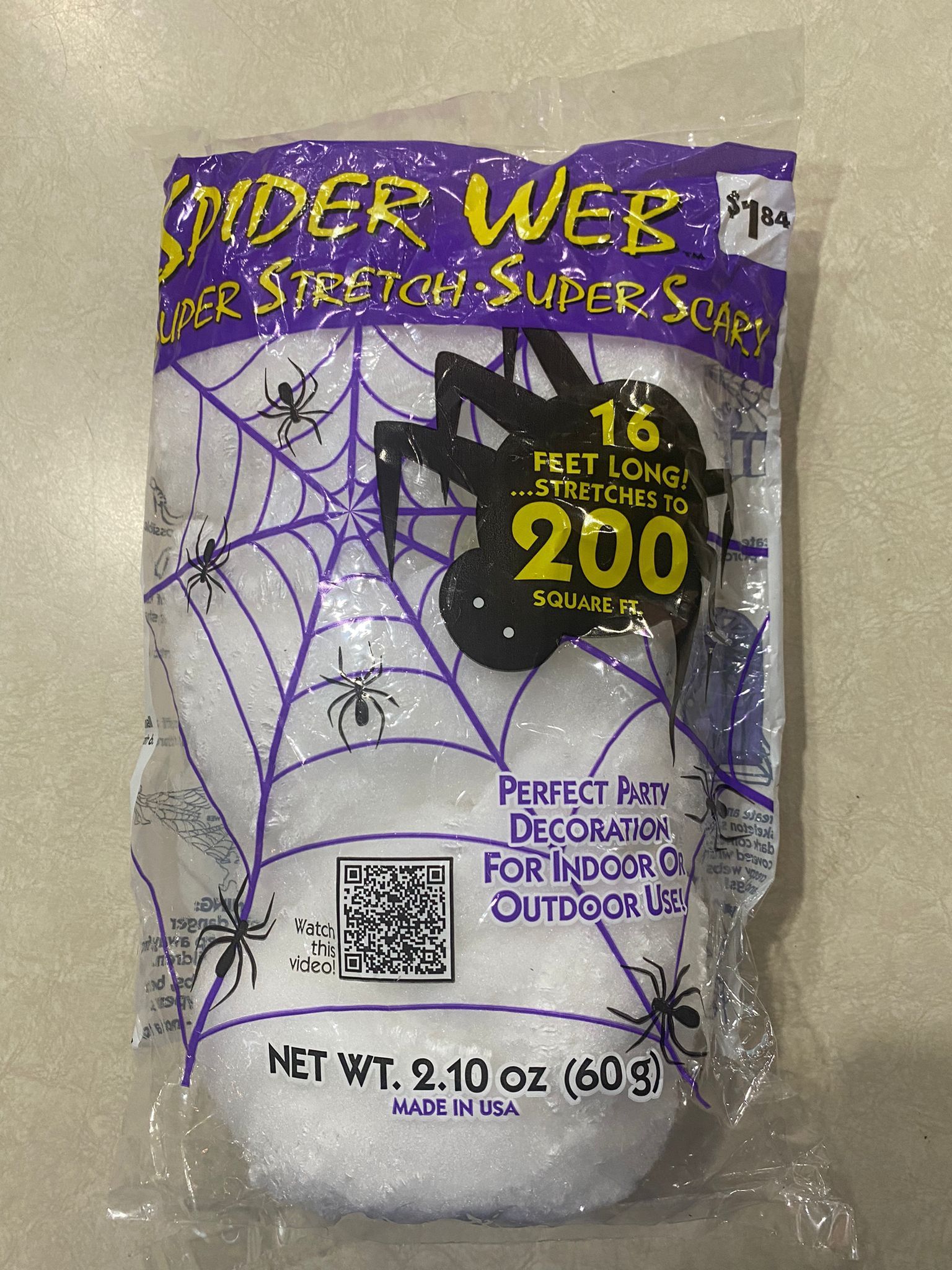 Halloween Decor Fake Spider Web