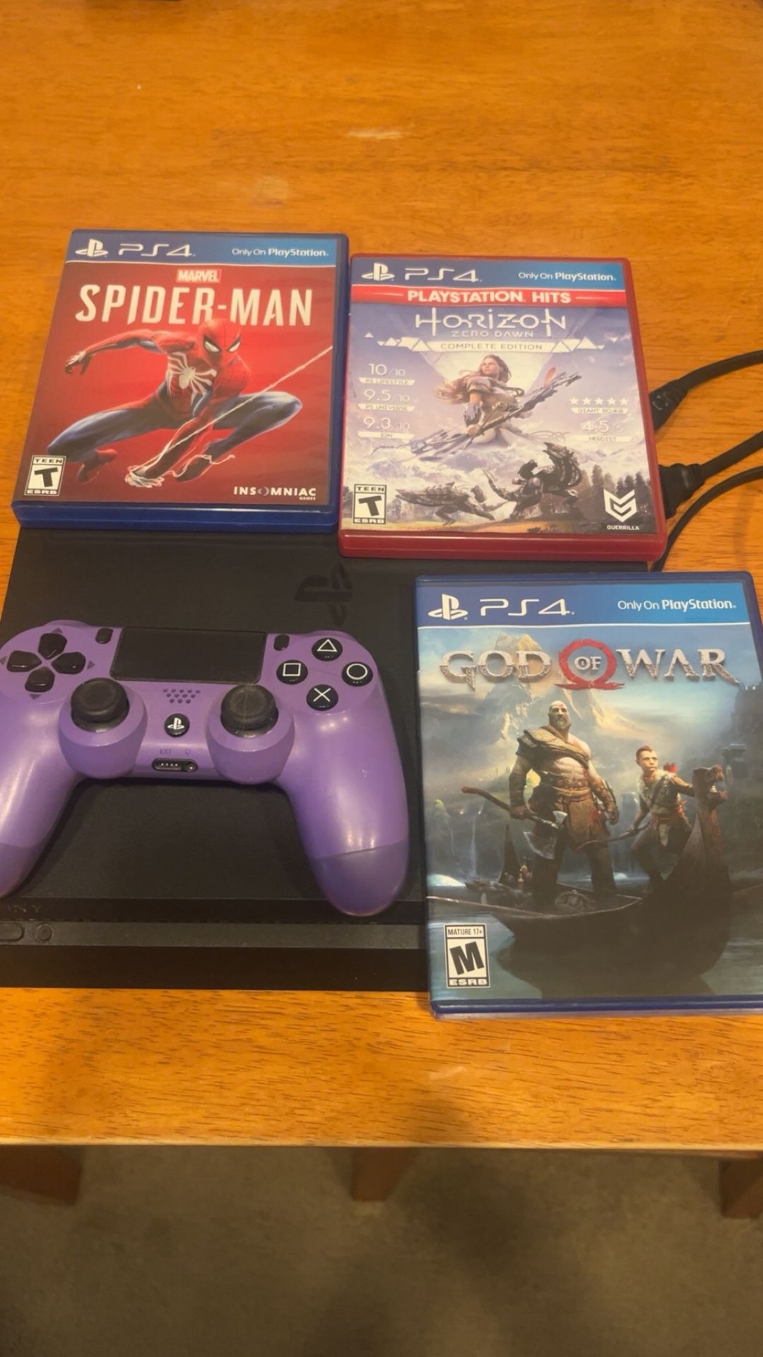 PS4 - with games and controller