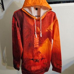 Godzilla Hoodie size s/m mens