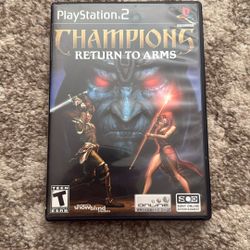 Champions Return To Arms For Playstation 2 