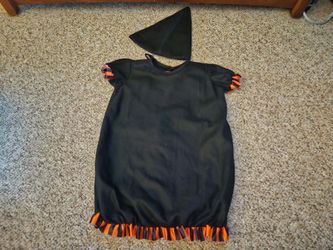 Rubie's Costume Co Black Orange Witch Halloween Costume Toddler Size