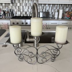 Silver Candle Holder 