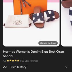 Hermes Sandals Jean And Leather