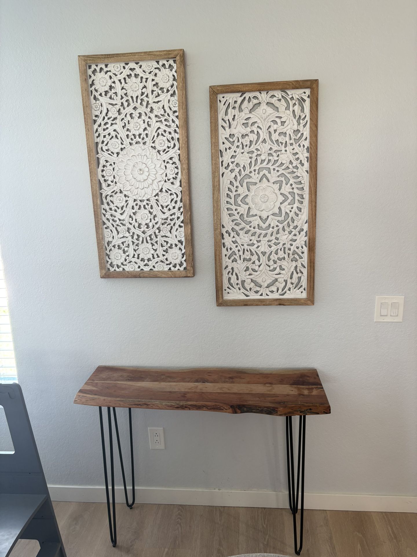Console Table And Frames