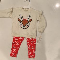 Christmas Outfit, Size 18m
