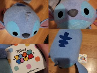 NEW Disney Tsum Tsum Stitch Fluffy Toy Plush Kids Teens Stuffed Animal Pillow Doll Cute Soft