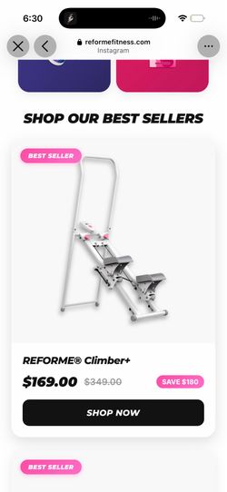 REFORME Booty stepper.*As seen on Instagram!! Literally brand new!!! Asking 115$ OBO