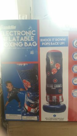 FRANKLIN electronic inflatable boxing bag