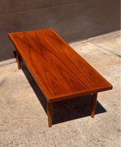 1960s MCM Walnut Coffee Table | Professionally Refinished | Mid Century Modern