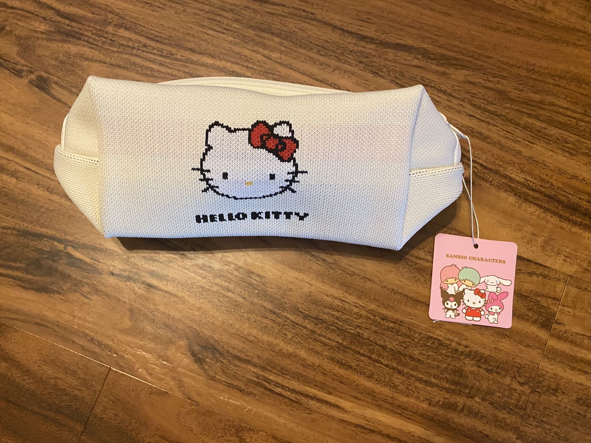 San Rio Hello Kitty Knit Cotton Cosmetics Bag