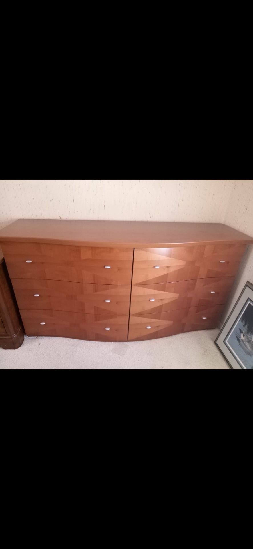 Solid wood, dresser, or solid wood wardrobe