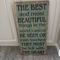 Wood Sign