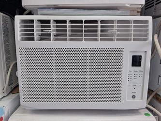 Get new ac's with warranty.  6000btu windows ac's by GE.  Complete Set with bracket and remote.