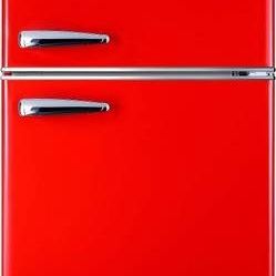 Galanz Compact Retro Refrigerator w/Freezer 3.1 New in Box (Red)