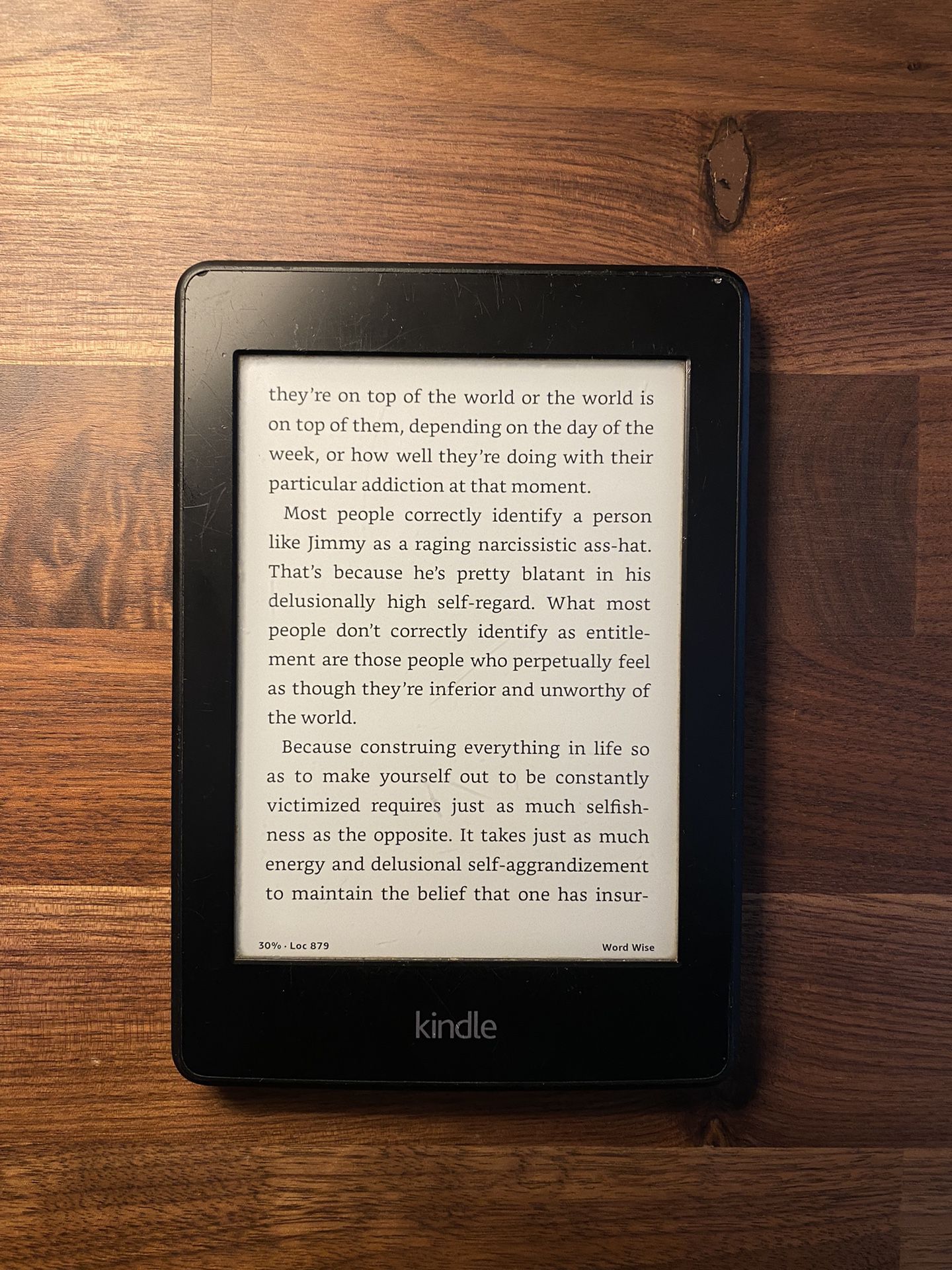 Amazon Kindle Paperwhite (6th Generation) 4GB, Wi-Fi, 6in Black | Used (No Ads)