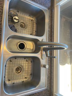 Stainless Steel Sink and Faucet
