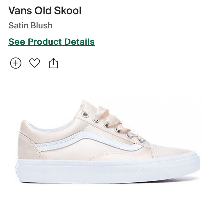 Vans Old Skool Blush Women’s size 5.5