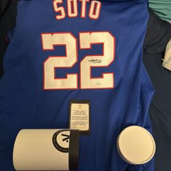Authentcated Signed Juan Soto 