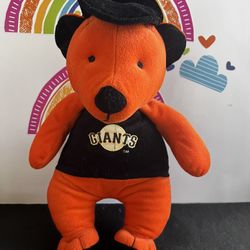 MLB GIANTS TEDDY BEAR 14 INCH! EXCELLENT CONDITION