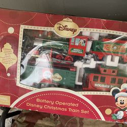 Battery Operated Disney Christmas Train Set