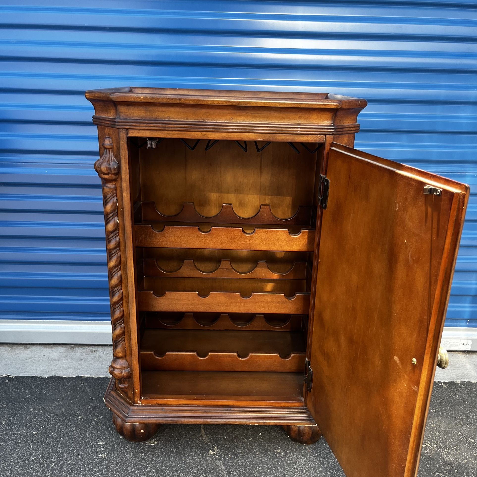 Solid wood, wine rack, or liquor cabinet