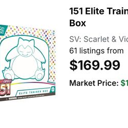 Sealed 151 Elite Trainer Box