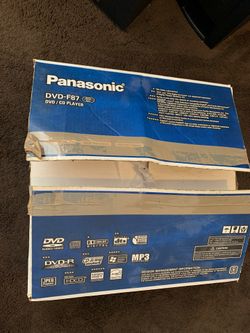 Panasonic dvd CD player, remote and manual included