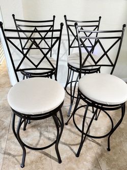 Counter Swivel Bar Stools Set of 4