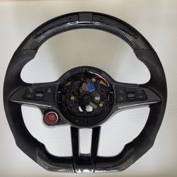 steering wheel,  alfa romeo gulia quadrofolio