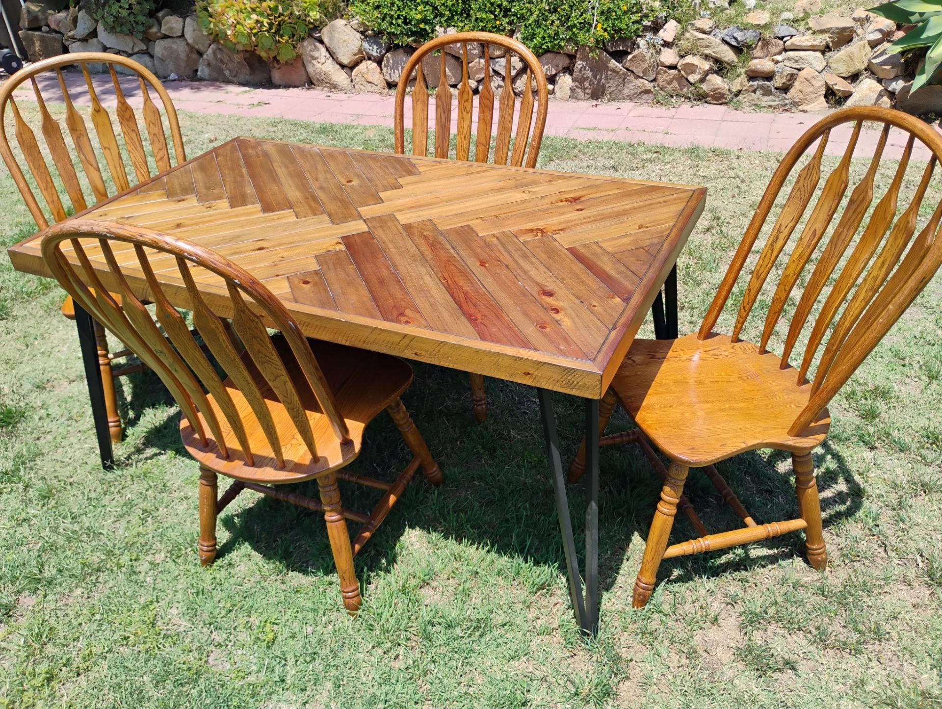 Dining table 4 chairs kitchen table set
