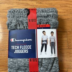 NWT Champion youth Tech Fleece Joggers 2 pack Size M 10/12
