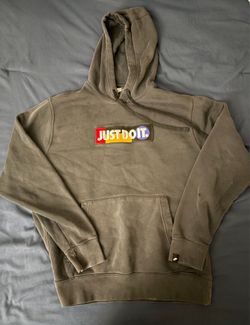Nike Just Do It Box Logo Hoodie Mens L
