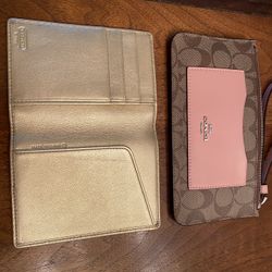 Coach Wristlet & Billfold