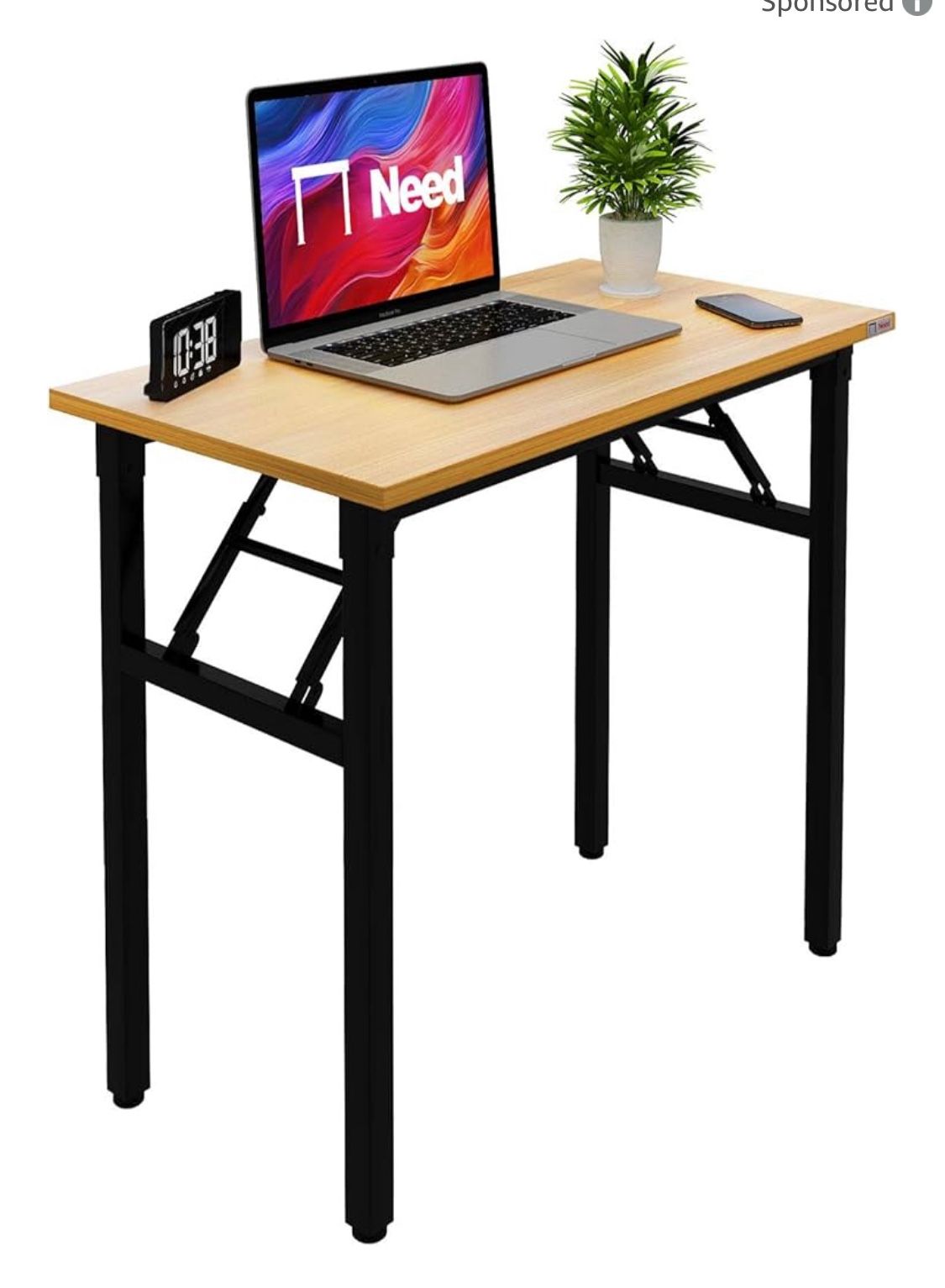 Folding Desk Small Desk 31 1/2"