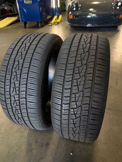 Pair of 2 used tires 225/45/17 Continental 225 45 17
