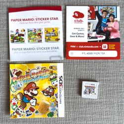 Paper Mario: Sticker Star Nintendo 3DS CIB Complete