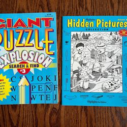 Giant Puzzle Explosion Search&Find 135 Puzzles & Highlights Hidden Pictures 400+ Objects